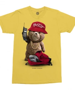 Streetz Iz Watchin (mustard “hustle Bear T-shirt)
