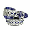Elite Denim (white/royal Blue Kids Bear Crystal Belt) New Arrivals