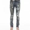 Cult Of Individuality (blue Punk Super Skinny Stretch Jean)
