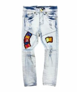 Elite Denim (kids Light Blue “hustle Up Jean)