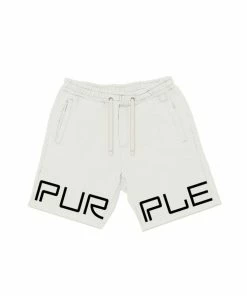 Purple Brand (coconut French Terry Sweatshort Word Mark)