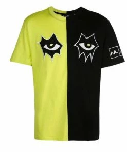 Haculla (Lime/black Crewneck T-shirts)
