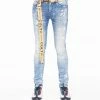 New Arrivals Cult Of Individuality (blue Dune Belt Punk Super Skinny Jean)