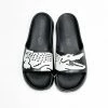 Lacoste (Mens Black/white Big Croc Slide)