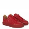 Giuseppe Zanotti (red Leather Low Top Sneakers)