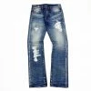 Cult Of Individuality (blue/white Cut Wash Jean)