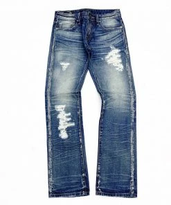Cult Of Individuality (blue/white Cut Wash Jean)