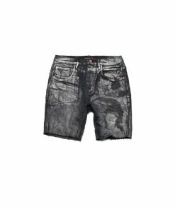 Purple Brand (black Washed Iridescent Pearl Short)