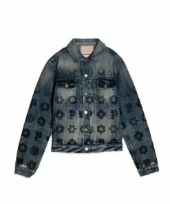 Purple Brand (fade Monogram Indigo Jacket)