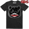 New Arrivals Baws (kids Black T-shirt)