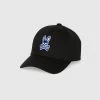 New Arrivals Psycho Bunny (black Mens Larkin Baseball Cap) 1 New Arrivals Psycho Bunny (black Mens Larkin Baseball Cap)