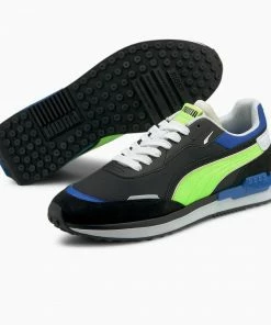 New Arrivals Puma (blue/green City Rider Electric Sneaker)