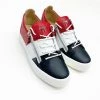 Giuseppe Zanotti (red/white/black Leather Low Top Sneaker)