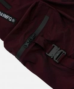 Eight & Nine (wine /black Combat Nylon Pant)