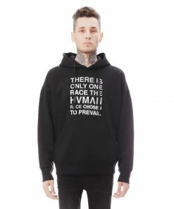 New Arrivals Hvman (black Pullover Hoodie)