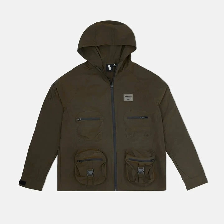 Eight & Nine (army/black Combat Nylon Jacket ) 3 Eight & Nine (army/black Combat Nylon Jacket )