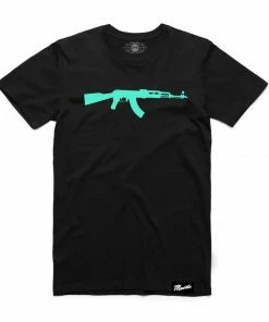 Hasta Muerte (Black/Mint AK CREWNECK T-shirts)