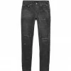 New Arrivals Purple Brand (3 -needle Grey Wash Repair Jean)