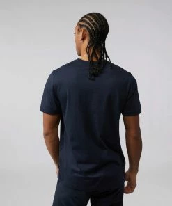 Psycho Bunny (mens Navy Bins Graphic T-shirt)