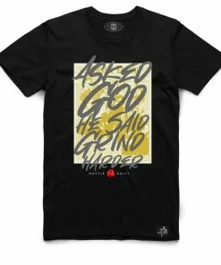 Hasta Muerte (black Ow Grind Harder T-shirt) New Arrivals