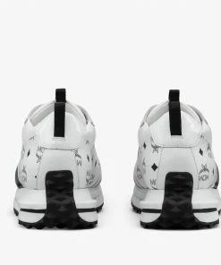 New Arrivals MCM (Women's Mach White 76 Sneakers In Visetos) 7 New Arrivals MCM (Women's Mach White 76 Sneakers In Visetos)
