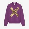 Kenzo (bright Purple Big X’ Kenzo Sweater)