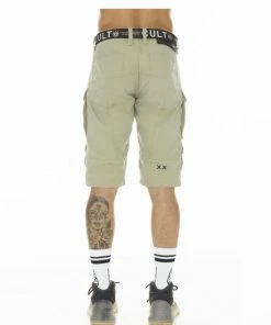 Vip Clothing Stores Cult Of Individuality (basil Cargo Short Ridged White)