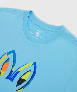 New Arrivals Psycho Bunny (mens Clear Sky Binns Graphic T-shirt) 9 New Arrivals Psycho Bunny (mens Clear Sky Binns Graphic T-shirt)
