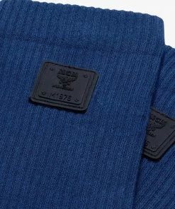 MCM (Blue 1976 Logo Plate Socks) New Arrivals