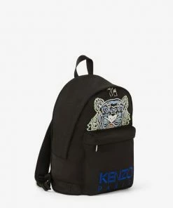 New Arrivals Kenzo (black Canvas Kampus Tiger Backpack)
