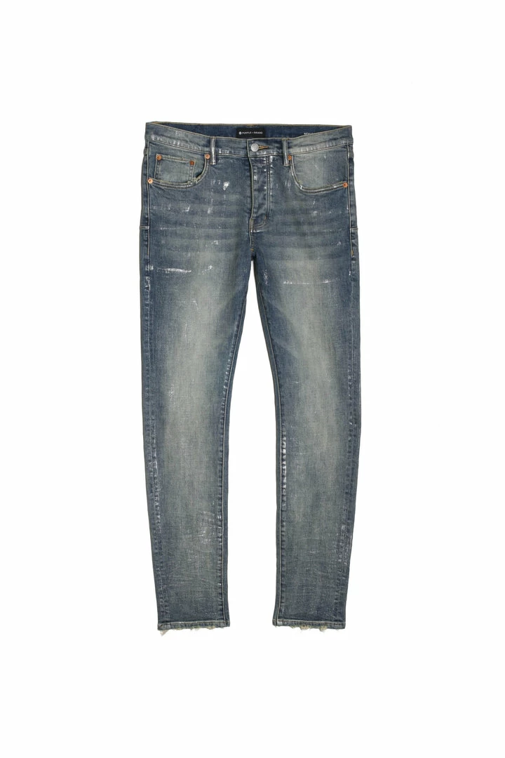 Purple Brand (blue Light Indigo Metallic Sliver Jean) 3 Purple Brand (blue Light Indigo Metallic Sliver Jean)