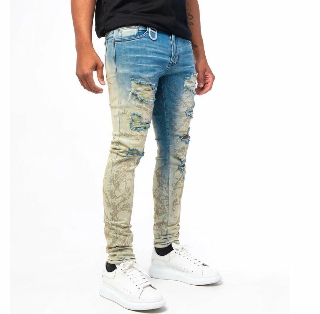Gala (blue “barbarin Printed Jean) 4 Gala (blue “barbarin Printed Jean)