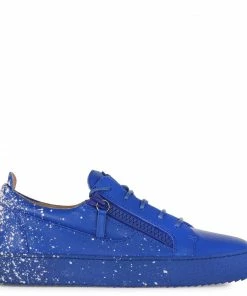 GIUSEPPE ZANOTTI (royal Blue Frankie Spray Low Top Sneaker)
