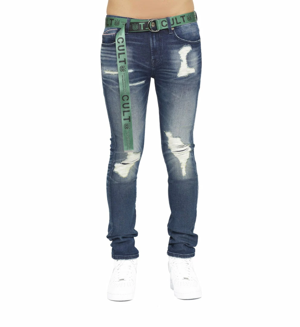 New Arrivals Cult Of Individuality (blue Punk Super Skinny Belted In Nash) 3 New Arrivals Cult Of Individuality (blue Punk Super Skinny Belted In Nash)