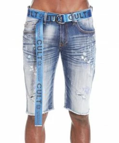 Cult Of Individuality (blue/Divinci Rocker Belt Short) New Arrivals