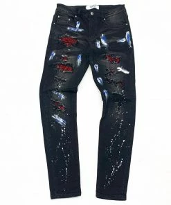 Dna Premium (black/blue/red Wash Jeans)