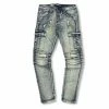 New Arrivals Denimicity (men’s Blue Yellow /green Cargo Jean)