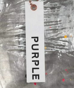 New Arrivals Purple Brand (white Soft Wax Paint Jean)