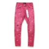 Purple Brand (hickory Stripe Vintage Red Overspray Jean) New Arrivals