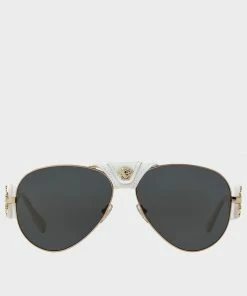 Versace (white Baroque Sunglasses)