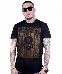 AVENUE GEORGE (Black/Gold CREWNECK T-SHIRTS)