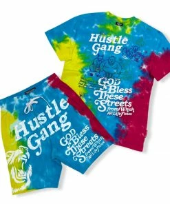 Hustle Gang (multicolor Hawaiian Ocean Short Set)