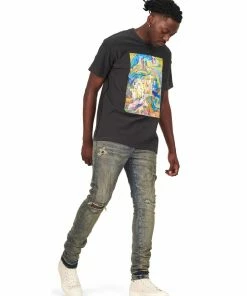 Purple Brand (dirty Vintage Overdye Olive Drab Jean)