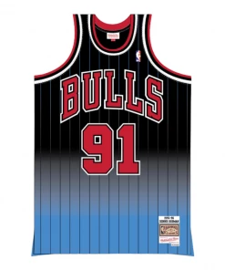 Mitchell & Ness (black Bulls Jersey) New Arrivals