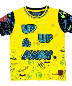 New Arrivals Elite Denim (kids Yellow/blue “ Da Boss T-shirt)