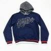 Retro Label (navy/grey/red) Hoodie New Arrivals