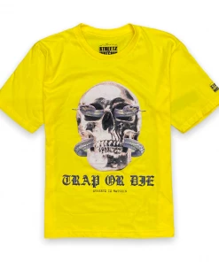 Streetz Iz Watchin New Arrivals Streetz Is Watchin (yellow “skull Snake T-shirt)