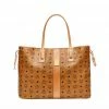 MCM (Large Cognac Reversible Liz Shopper In Visetos) New Arrivals