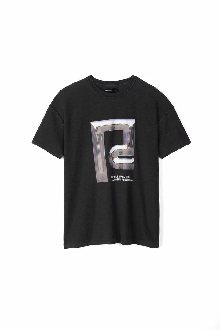 New Arrivals Purple Brand (black Chrome Icon T-shirt) 3 New Arrivals Purple Brand (black Chrome Icon T-shirt)