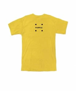 New Arrivals Purple Brand (yellow Textured Jersey Void Cyber T-shirt)